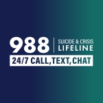 Call 988 suicide & crisis lifeline